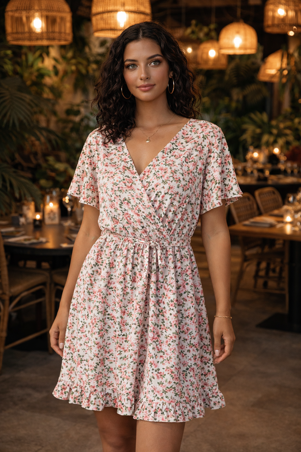 🌸 Robe fleurie bohème – Esprit romantique & chic